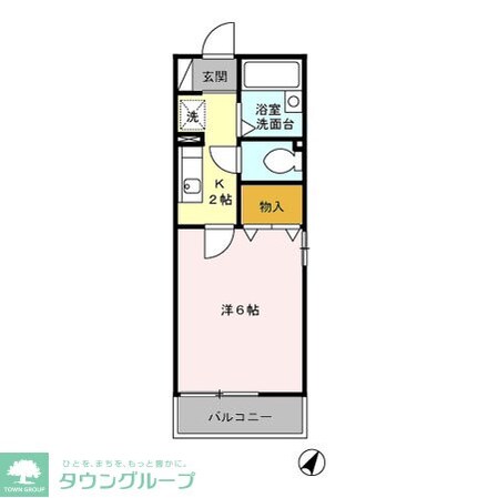 メゾンHOKUSHINの物件間取画像